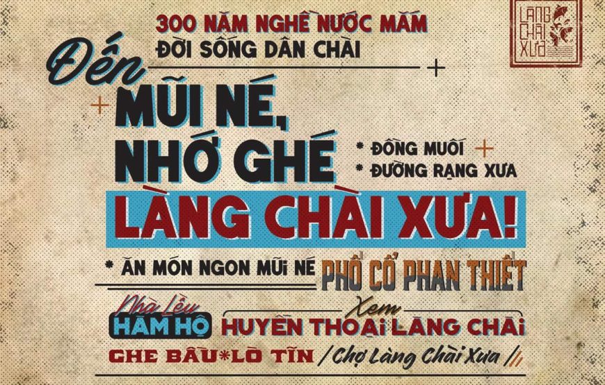 Tour Độc Quyền Ký Ức Phan Thiết Xưa – Những Chuyện Chưa Kể | Khởi Hành Hàng Ngày| Cam Kết Khởi Hành Từ 4 Khách