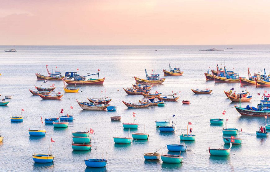 DU LỊCH PHAN THIẾT – MŨI NÉ : BÀU TRẮNG – TRUNG TÂM BÙN KHOÁNG MŨI NÉ – HANA BEACH CAFE – LÂU ĐÀI VANG RĐ – THÁP POSHAINU | 2N1Đ|