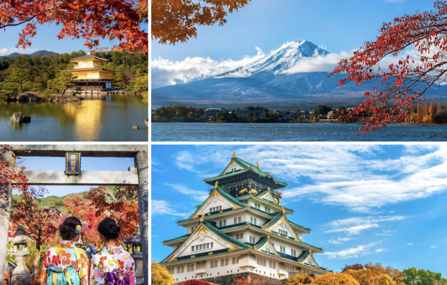 DU LỊCH NHẬT BẢN: TOKYO – OSAKA – KYOTO – NARA – NAGOYA – FUJI |5N5Đ| KHỞI HÀNH TỪ TP.HCM
