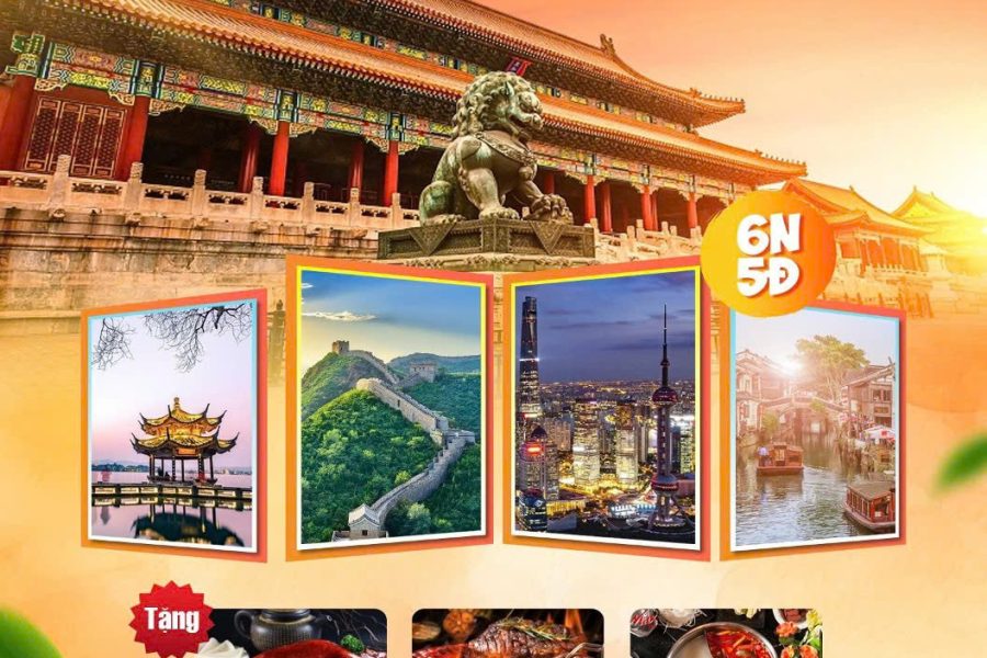 DU LỊCH TRUNG QUỐC: BẮC KINH -THƯỢNG HẢI- Ô TRẤN – HÀNG CHÂU – HẠ MÔN  | 6N5Đ | KHỞI HÀNH TỪ TP.HCM