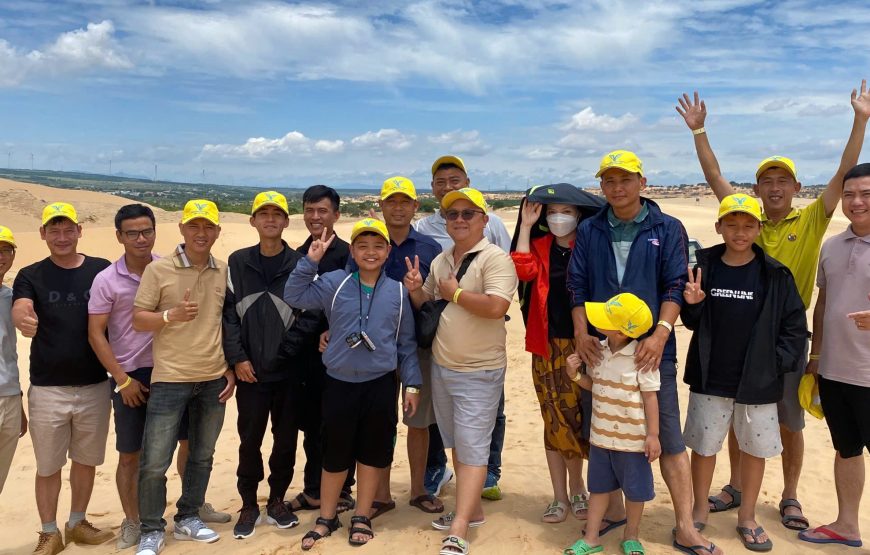 DU LỊCH PHAN THIẾT – MŨI NÉ : BÀU TRẮNG – TRUNG TÂM BÙN KHOÁNG MŨI NÉ – HANA BEACH CAFE – LÂU ĐÀI VANG RĐ – THÁP POSHAINU | 2N1Đ|